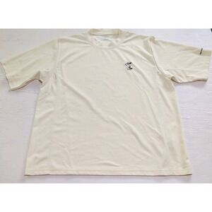 Boast Golf Shirt With Fox Hopyard Golf Club Logo Men's Large Shirt Yellow Dryfit